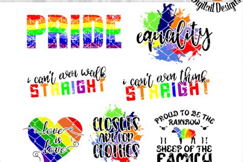 LGBT SVG Bundle - png - eps - dxf - ai - fcm - Gay Pride SVG