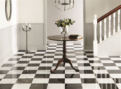 Maybe you would like to learn more about one of these? Polished white Viano and black Nero marble tiles forms a ...