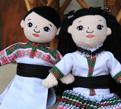 Hmong Handmade Brother And Sister Dolls Sister Dolls Ethnic Doll Dolls