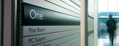 Interior Modular Sign System To Guide The Way Directional Signage