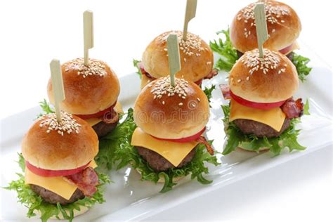 Mini Hamburgers Image Stock Image Du Cuisine Repas 25141187