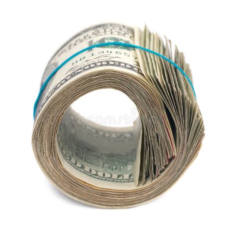 Roll Of Cash Stock Image Image Of Rolled Roll Fifty 15936205
