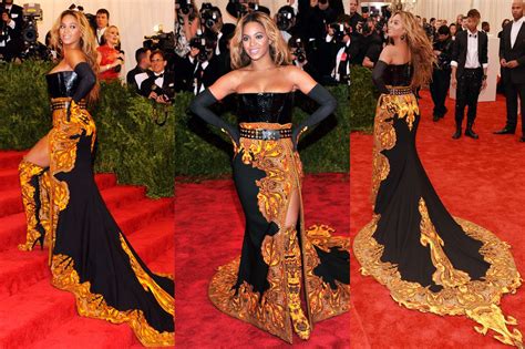 Beyonce Black Gold Dress