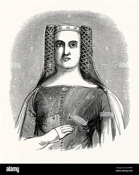 An Old Engraving Of Philippa Of Hainault 13101369 Philippa Was