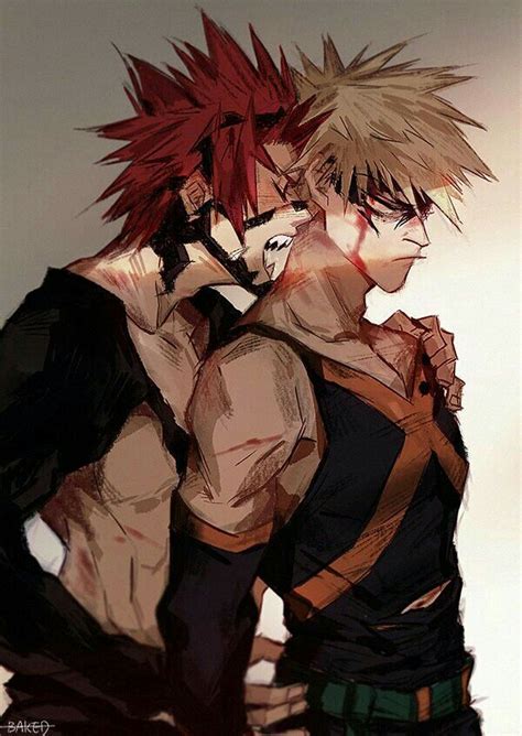 Kiribaku Angst Fanart Hero My Hero Kirishima