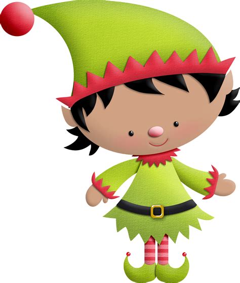 Elves ‿ ⁀ Santa Claus Clipart Christmas Elf Duendes De Navidad