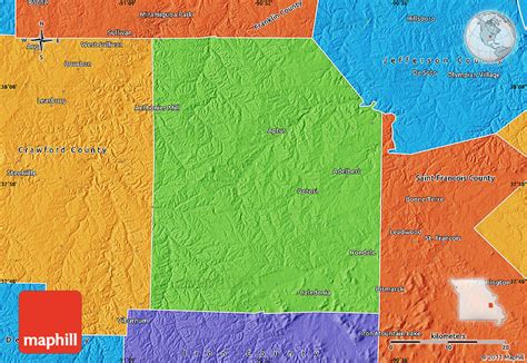 Political Map Of Washington County