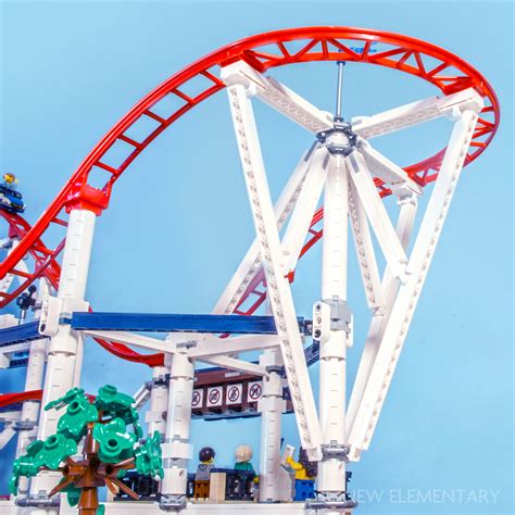 Spielzeug Lego Train Track Roller Coaster Ramp Large Upper 6 Bricks