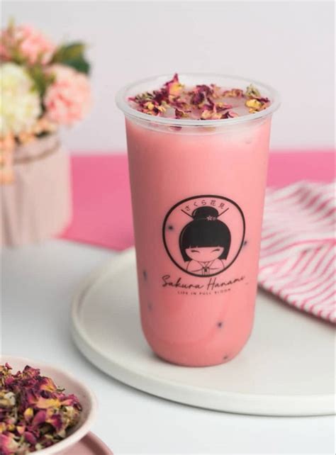 sakura hanami cherry blossom themed milk tea shop in manila preview ph