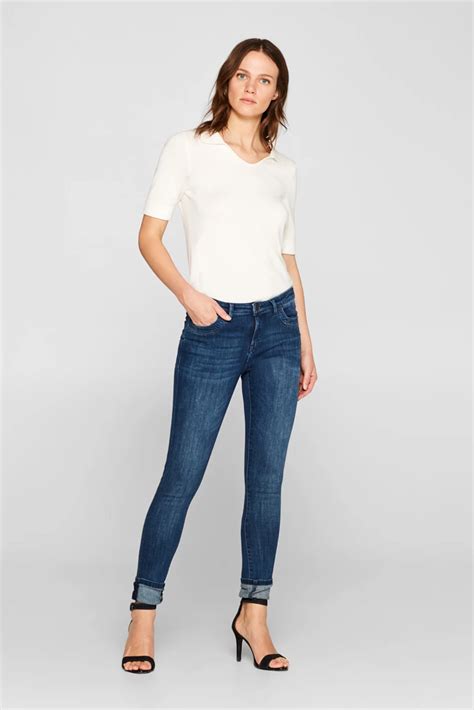 Esprit Super Stretch Jeans In Organic Cotton At Our Online Shop