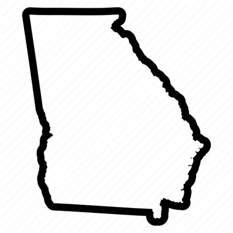 Arthitdesign Georgia Map Outline
