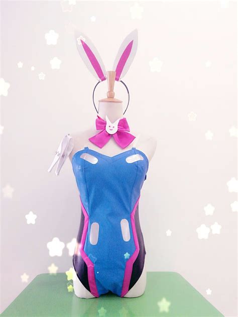 Ow Dva Uniforms Bunny Girls Cosplay Costume Custom Made Free Shipping