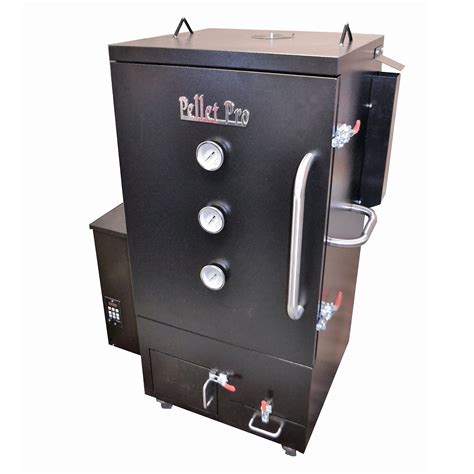 The Pellet Pro Vertical Double Wall Cabinet Pellet Smoker With Free