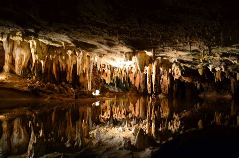 Water Rock Dark Formation Underground Cave Subterranean Cavern Geology