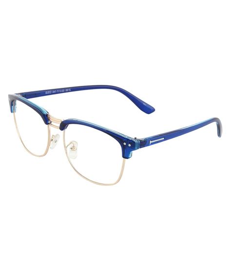 Zyaden Blue Anti Glare Metal Frame Eyeglasses For Men Buy Zyaden Blue