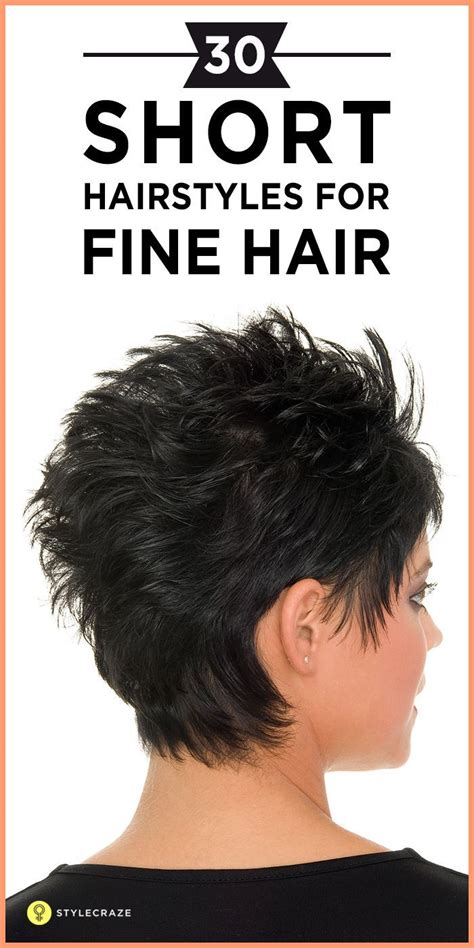 Short Cut Hairstyles For Fine Hair