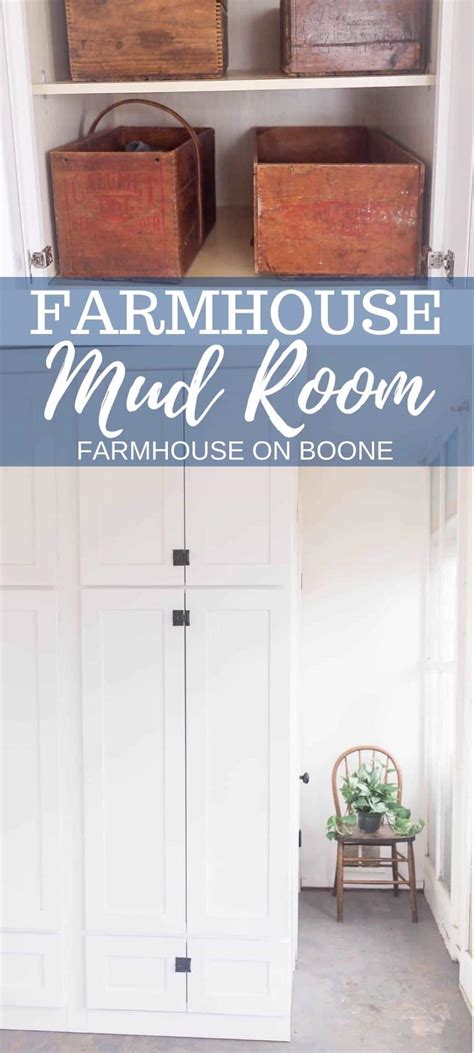 Farmhouse Mud Room Reveal And Organization Farmhouse On Boone