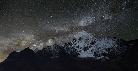 Milky Way And Mountains Astrophotography Natural Landmarks Landscape