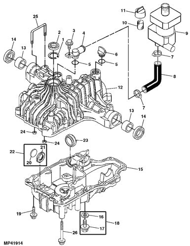 Lx277 Tractor Lawn And Garden Transaxle Case Epc John Deere Ch13493