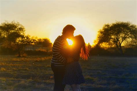 Free Images Man People Woman Sunrise Sunset Sunlight Morning Love Evening Young Kiss