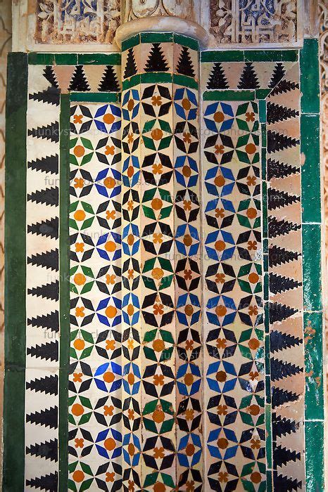 Moorish Arabesque Ceramic Tiles Sculpted Plasterwork Of The Palacios