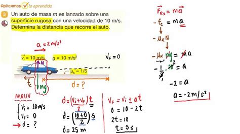 Segunda Ley De Newton Dinamica Lineal Problema 03