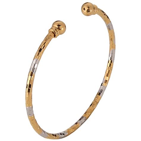 Buy Efulgenz Golden Metal Cuff Bracelet For Women At Amazon In