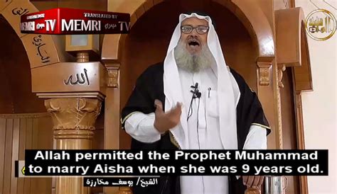 Muslim Cleric “allah Permitted The Prophet Muhammad To Marry Aisha When She Was 9 Years Old