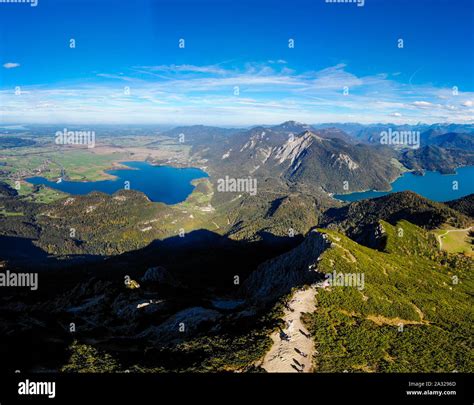 Aerial Lake Walchen Hi Res Stock Photography And Images Alamy