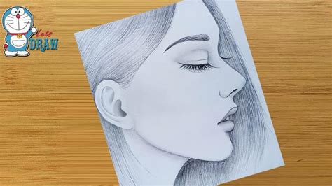 How To Draw A Face Side View With Measurement Girl