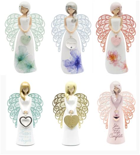 You Are An Angel Figurine With Metal Wings And Charm Sentimental T