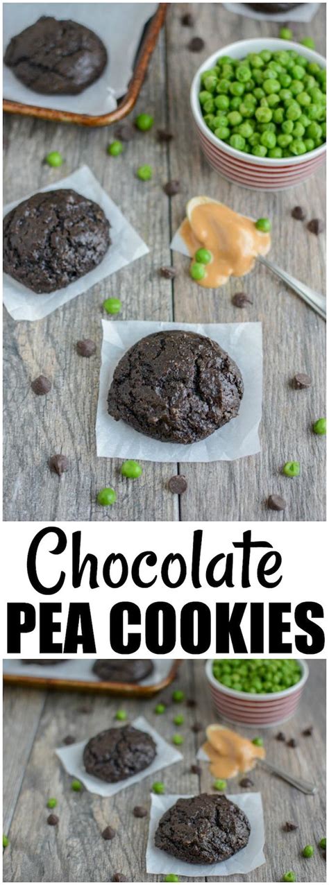 Chocolate Pea Cookies