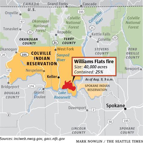 Residents Flee Rapidly Growing Wildfire On Colville Indian Reservation
