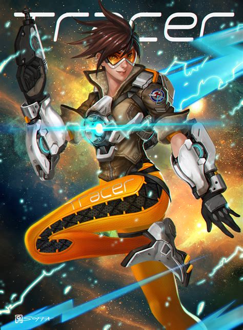 Tracer By Manusia No 31 On Deviantart Overwatch Tracer Overwatch