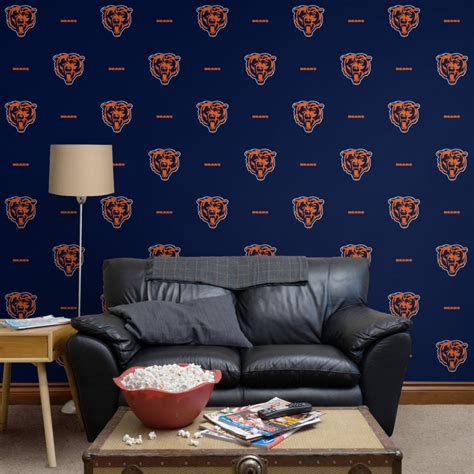 I tried virtual background in zoom and manycam. Chicago Bears: Line Pattern (Blue) - Officially Licensed ...