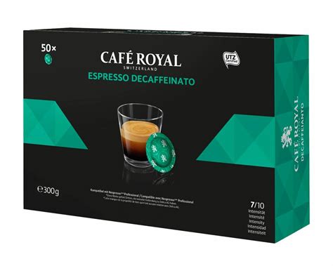 50 Espresso Decaffeinato Café Royal Capsule Nespresso® Pro