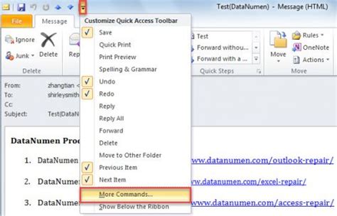 2 Methods To Remove All The Hyperlinks In Your Outlook Email