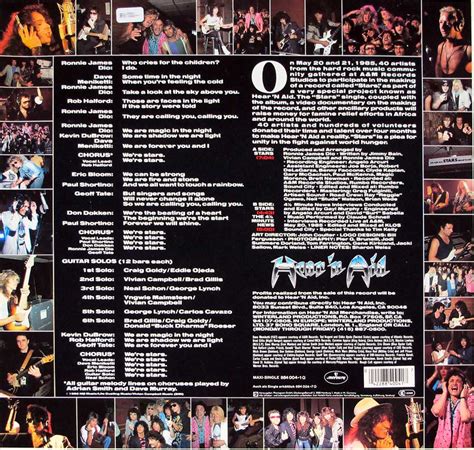 Hear N Aid Heavy Metal 12 Lp Vinyl Album Cover Gallery And Information