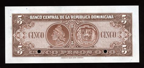 dominican republic currency 5 dominican pesos oro banknote world banknotes and coins pictures