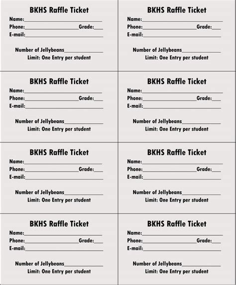 free printable raffle ticket templates printable world holiday