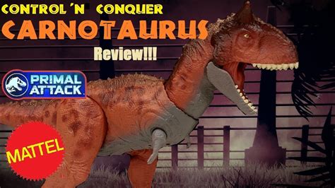 Mattel Control N Conquer Carnotaurus Review Primal Attack