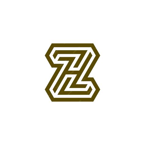 Premium Vector Letter Hz Or Zh Logo