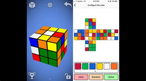Rubiks Cube 3x3 Solved Less Than 20 Moves Using Cube Solver App Youtube