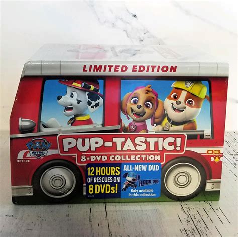 Paw Patrol Pup Tastic 8 Dvd Collection Limited Edition Marshalls