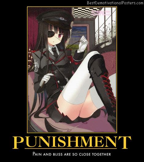 Punishment Anime Demotivational Poster