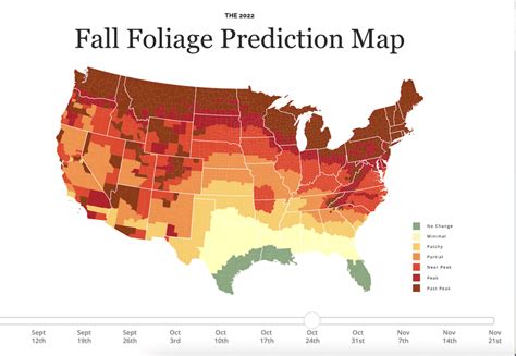 This Interactive Map Predicts When Fall Foliage Will Peak In D C —and It S Soon Secret Dc