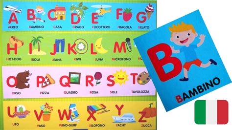📚 Alfabeto Italiano Per Bambini Di Prima Elementare Con Lettere