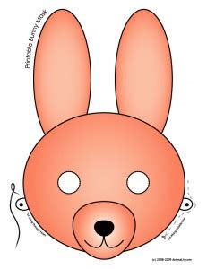 Cotton ear loops are adjustable. Printable Easter Bunny and Baby Chick Masks | Woo! Jr ...