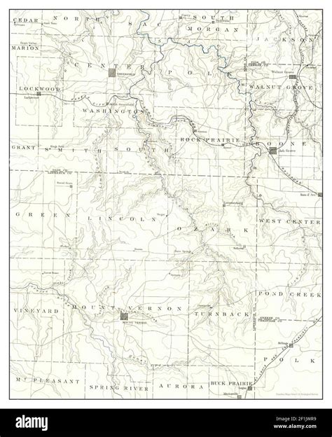 Greenfield Missouri Map 1886 1125000 United States Of America By