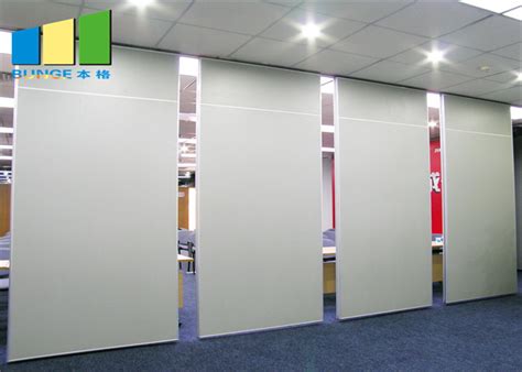 65mm Folding Sliding Soundproof Partition Walls Acoustic Conference